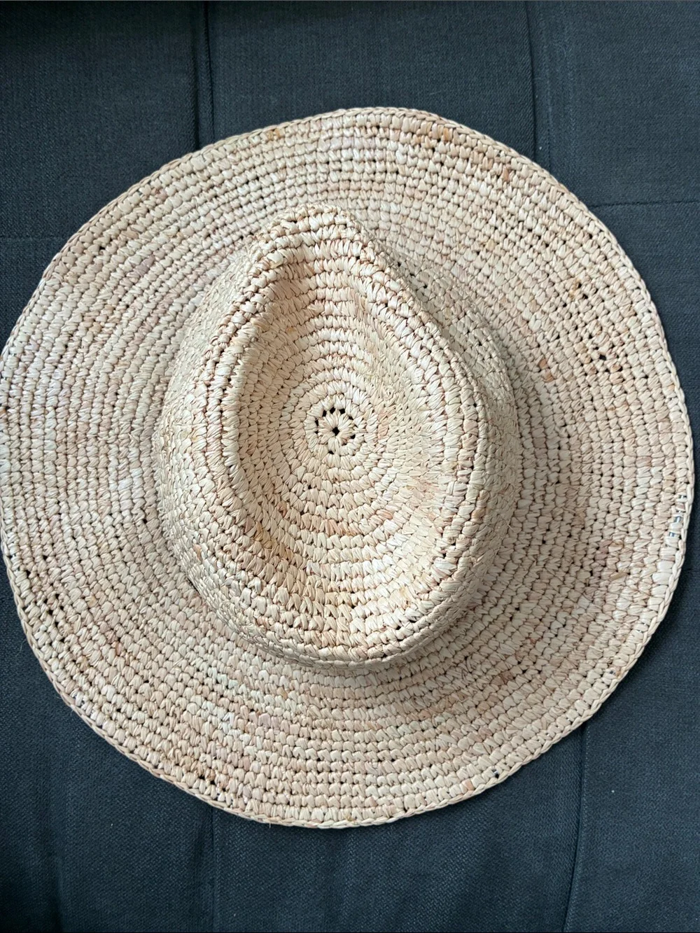 J.Crew Natural Raffia Straw Sun Hat - Beige